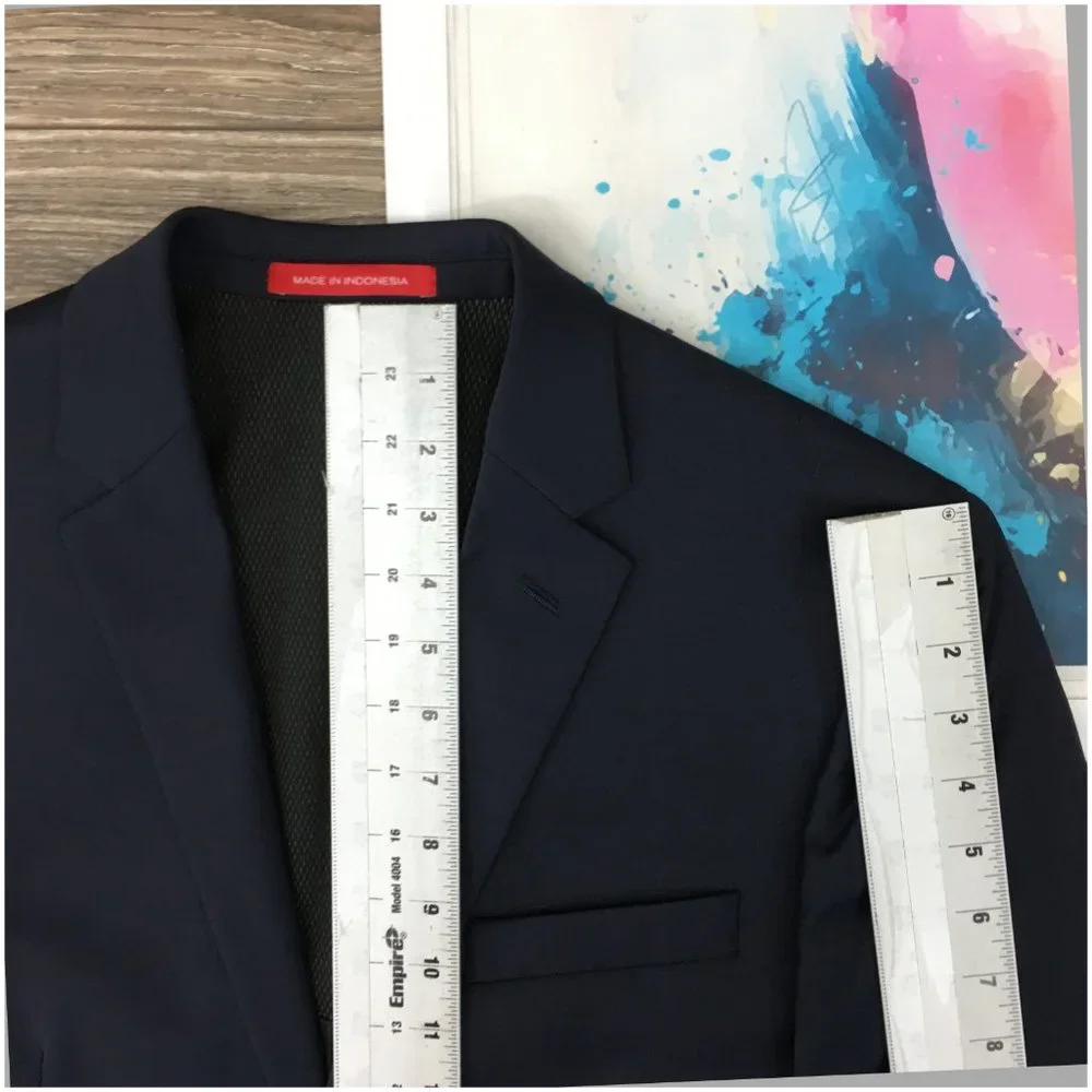Kenneth Cole Mens Suit Jacket Vest Blazer Sport Coat Two Button‎ Wool 40R Slim